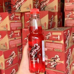 越南sting草莓味汽水碳酸饮料原装进口饮料拍下一件6瓶包邮