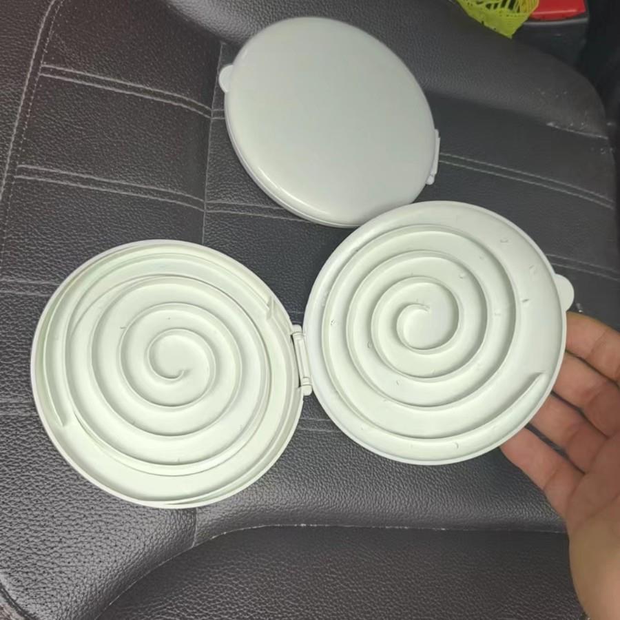 自动蚊香分离器新款轻奢创意锯齿防烫防火防飞灰带盖安全蚊香盒