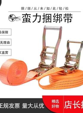 无钩拉紧器2.5cm4cm5cm捆绑飞机带货车货物固定棘轮涤纶高强收紧