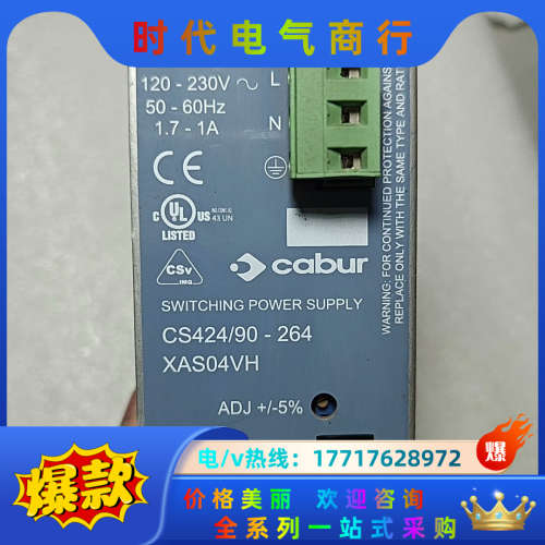 CUR CS424/90-264导轨电源 24V4A议价