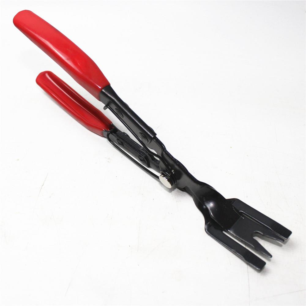 开灯钳胶扣起子拆塑料铆钉卡扣钳衬板扣钳 汽车下压式胶扣钳