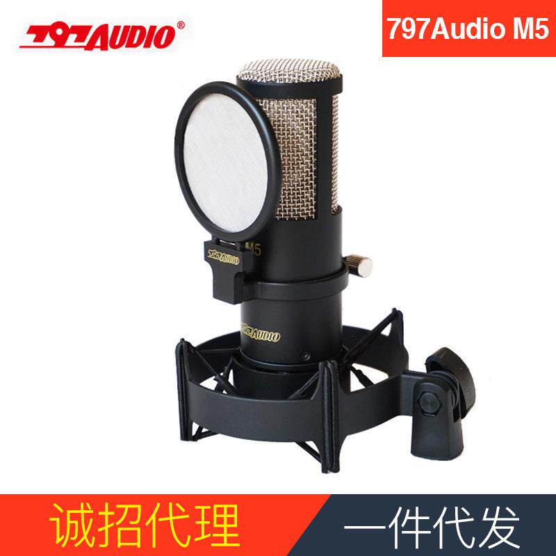 797 M5797Audio M5录音棚电容麦克风话筒外置声卡套装主播网络K歌