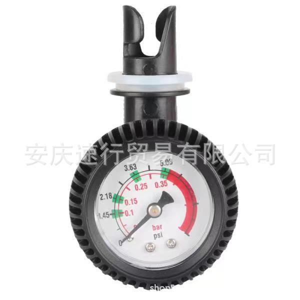 充气船皮划艇冲锋舟独木舟手拉打气泵专用5PSI气压测量表压力表