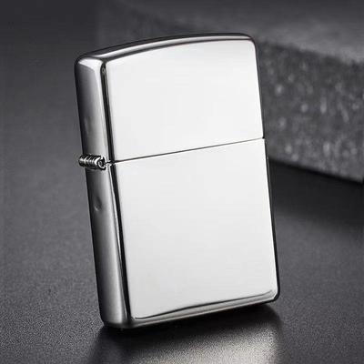 打火机黑冰镜面彩冰煤油打火机光板创意防风打火机老式金属煤油机