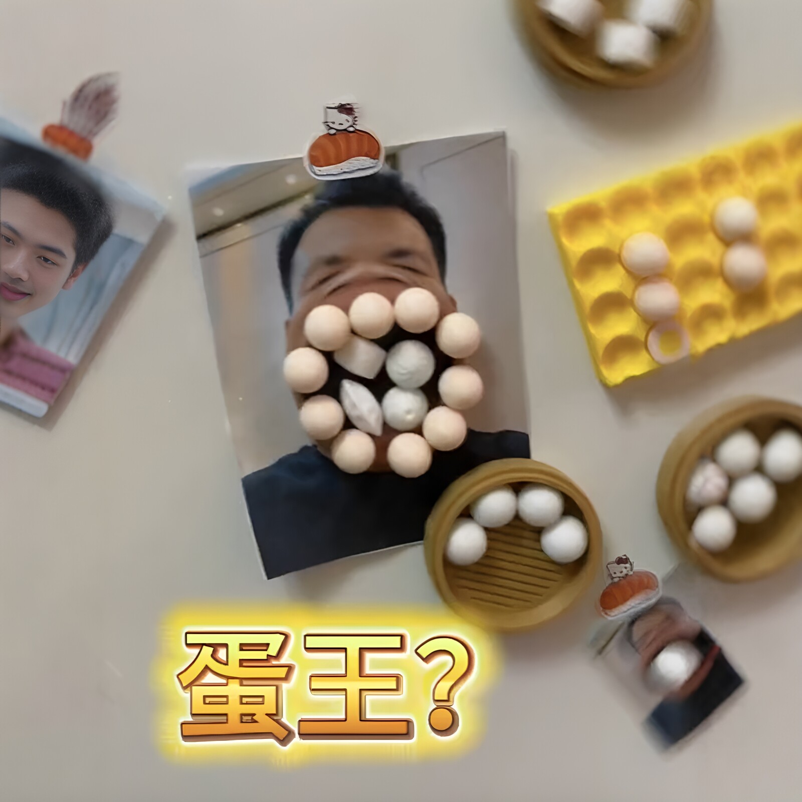 磁吸迷你小笼系列冰箱贴