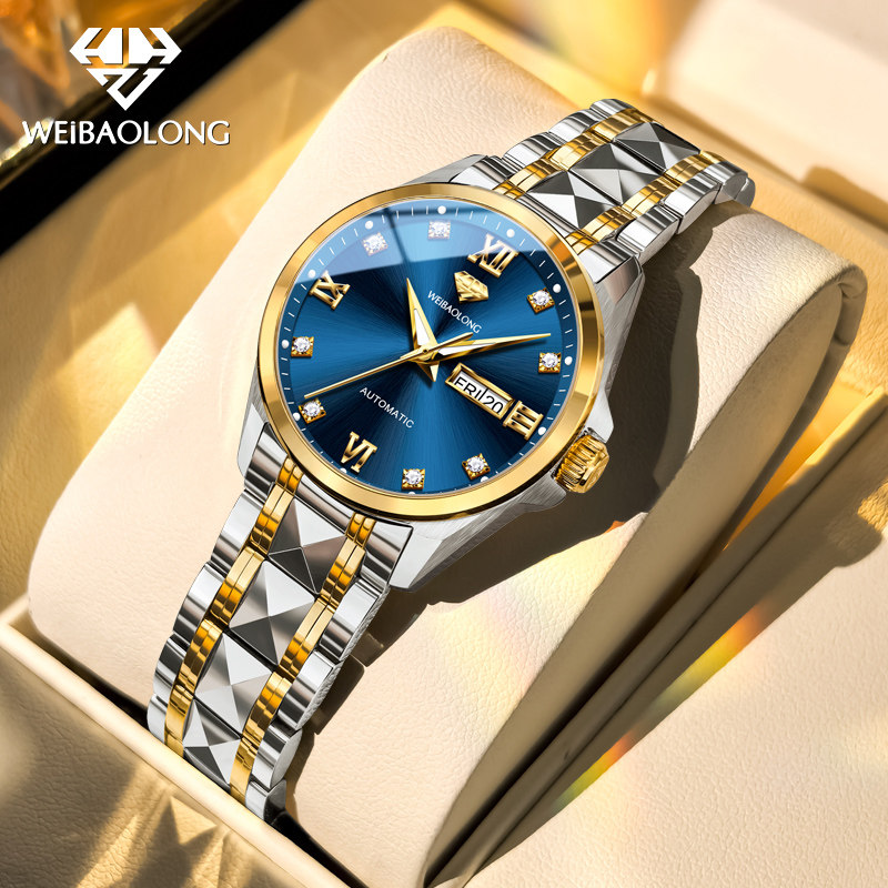 瑞士认证正品牌真钻进口芯女士手表女款2026新款全自动机械表名式