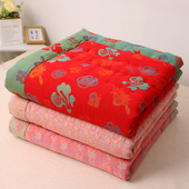 A类全棉双层纱百福被可机洗水洗夏凉被新生儿宝宝产房通用