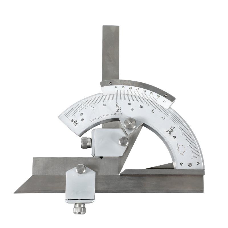 厂家大阳牌万能角度尺 0-320°不锈钢量角器现货