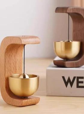 吸门式入户高级感玄门风铃磁吸木质门铃商铺进门铃铛新中式装饰品