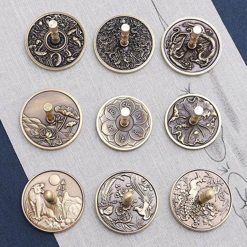 雕花铜灰押荷花中式香道工具全套整理香灰用品灰压香篆工具一整套