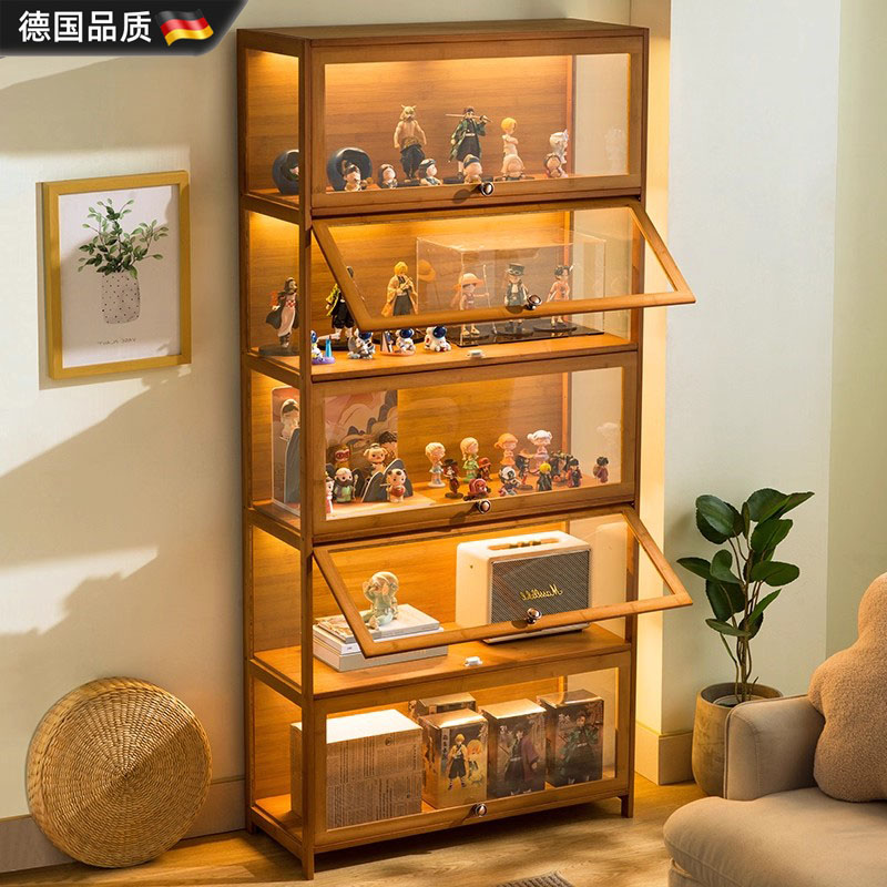 德国进口手办展示柜子乐高亚克力