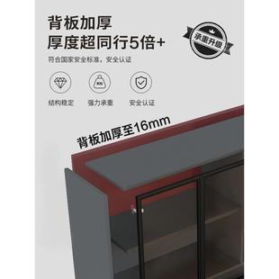 柜一体轻奢风客厅隔断柜简约现代实木进门屏风置物架 入户玄关柜鞋