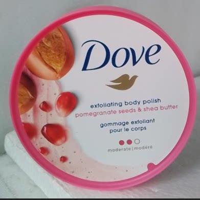 Dove多芬石榴籽和乳木果风味冰淇淋身体磨砂膏298g