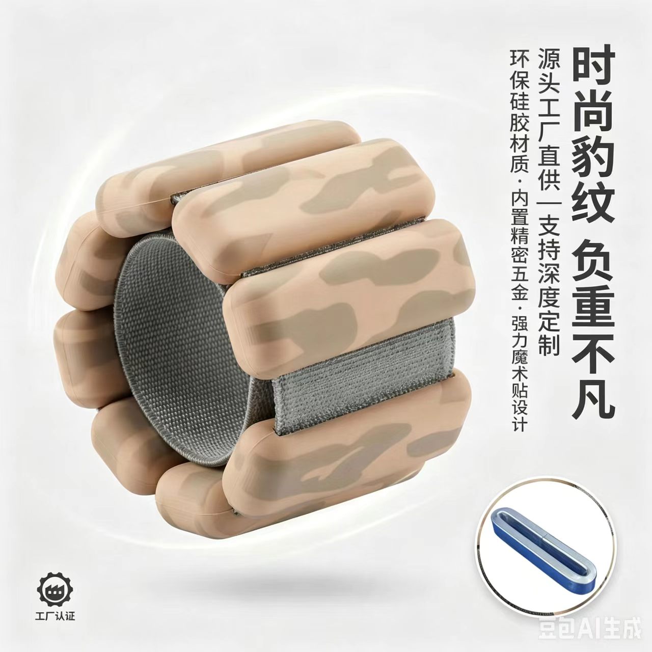 2026新款硅胶负重手环瑜伽普拉提