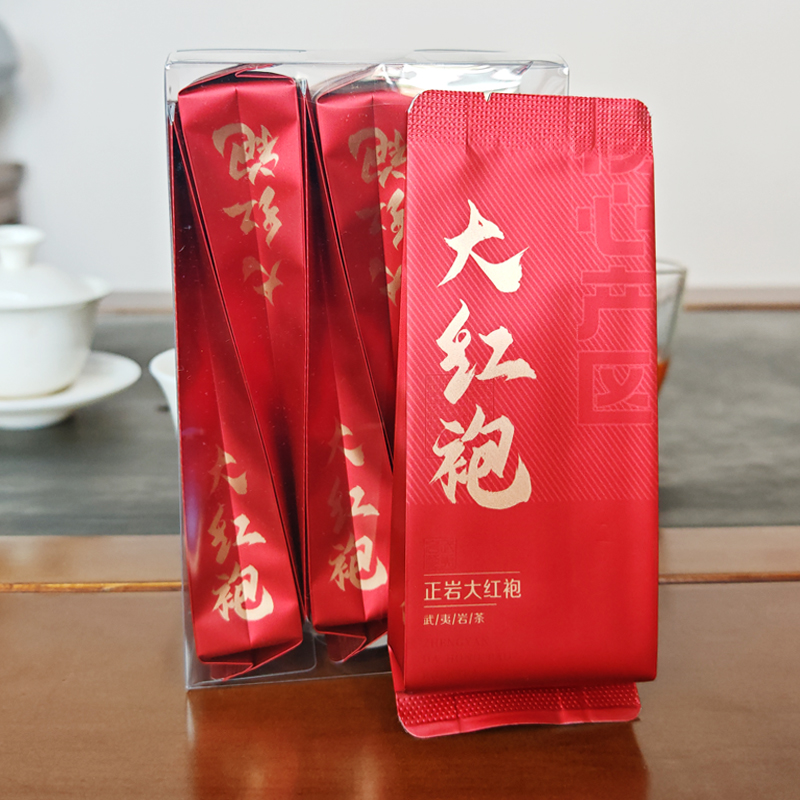 【茶农直销】手工碳焙大红袍茶叶武夷岩茶花果香乌龙茶50g试饮装