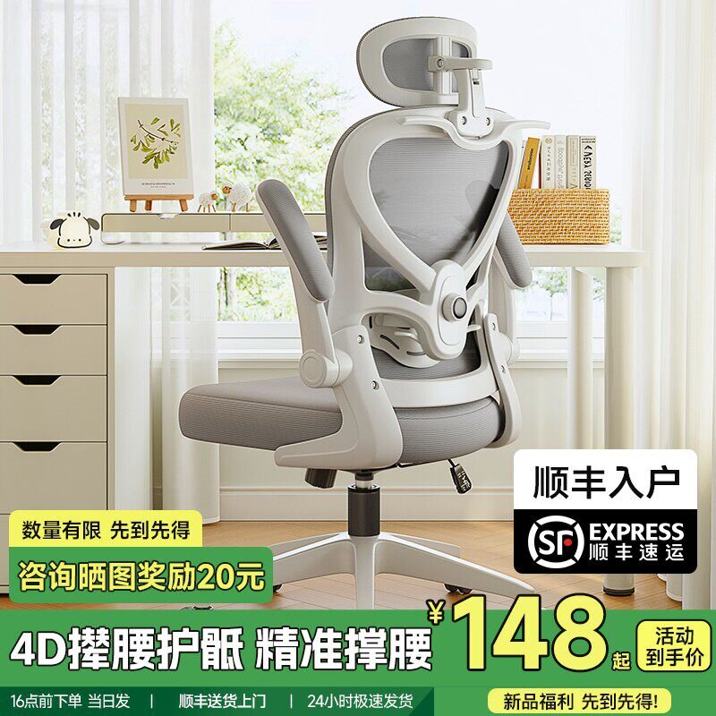 西昊人体工学椅b300子电脑椅家用办公椅久坐舒适靠背座椅学生学习