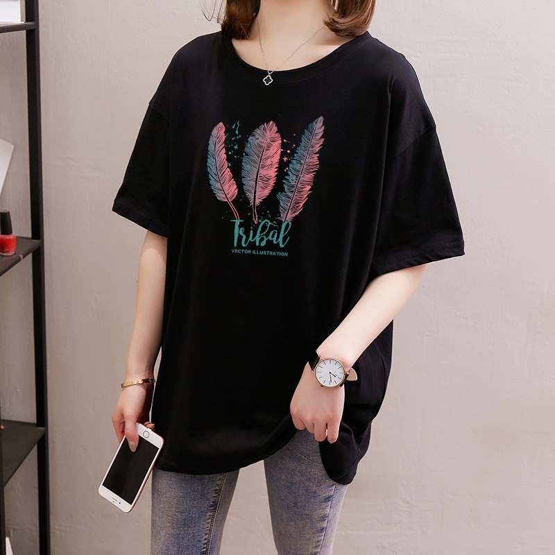 100全棉大码女装胖mt恤外