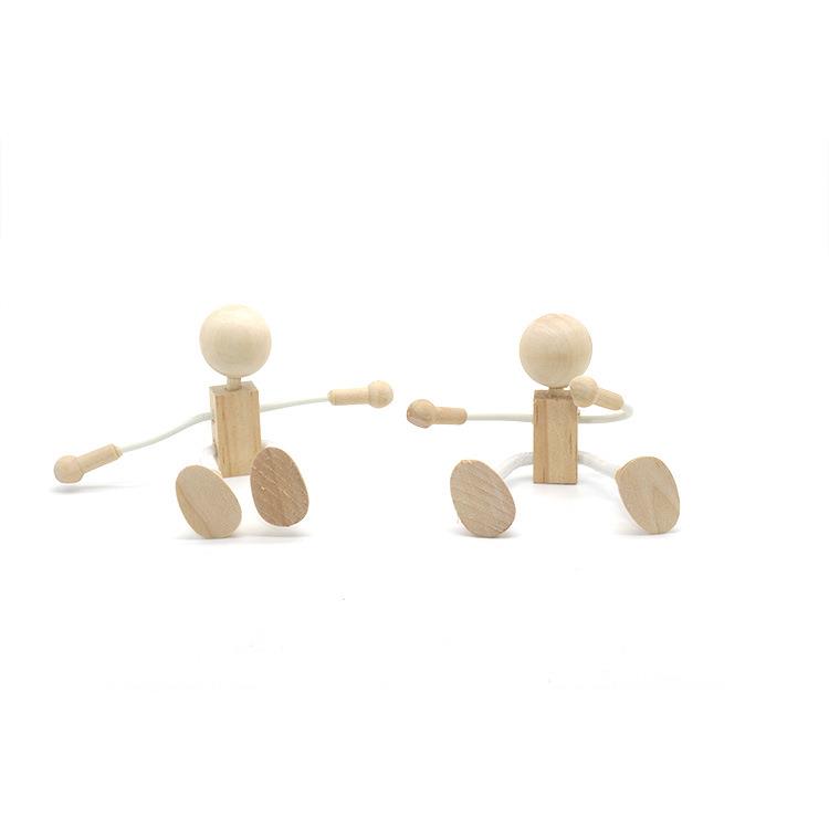 木质卡通玩具白胚DIY 百怪可爱创意木制儿童幼儿玩具厂家摆件