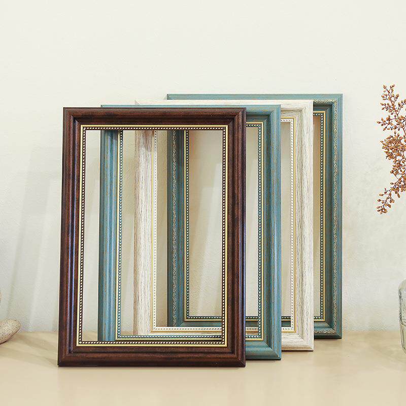 创意复古画框挂墙油画框外框装裱任意尺寸素描美术海报像框架挂墙