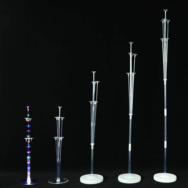 透明支架店铺活动生日结婚庆注水底座路引网红野餐立柱 气球桌飘