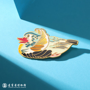 饰纪念品徽章礼物 辽宁省博物馆藏国风文创意齐白石画作创意胸针装