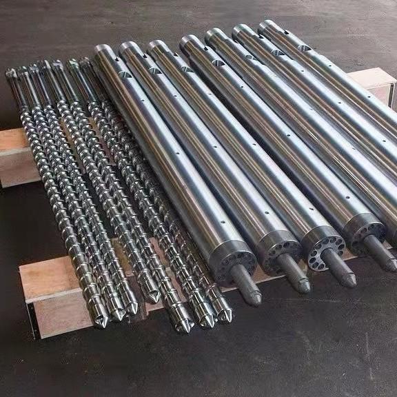 PC注塑机螺杆炮筒，高品质双合金材质，价格实惠欢迎咨询