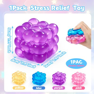 Ice Cube Squishy Fidget 捏捏乐玩具慢回弹挤压办公成人解压玩具