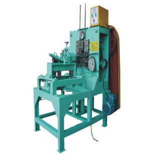 铁线狗笼链条自动成型焊接一体机 养殖笼链环编织成型碰焊机