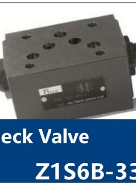 叠加式单向阀NIPPON PUSNES Check Valve Z1S6B-33舱盖液压备件
