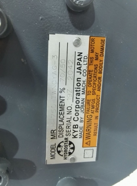 舱盖液压马达HATCH COVER KAYABA HYDRAULIC MOTOR MRH-750TWHG-1