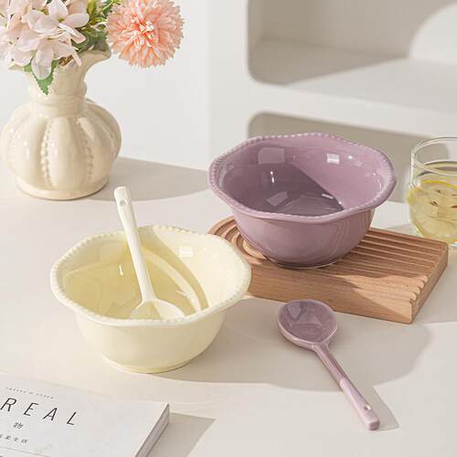 ins酸奶碗餐具燕麦碗沙拉碗水果碗麦片碗个人专用甜品冰淇淋陶瓷