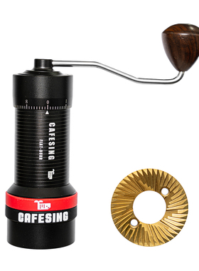 CafeSing虎鲸平刀咖啡手磨ORCA手摇磨豆机家用手冲意式手动研磨器