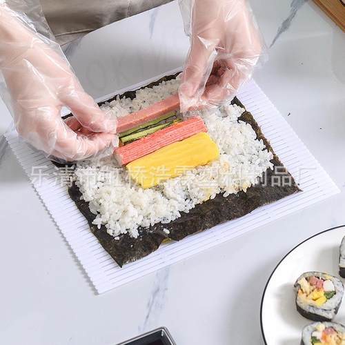 寿司海苔卷帘紫菜包饭寿司模具塑料手工帘厨房工具日系寿司帘