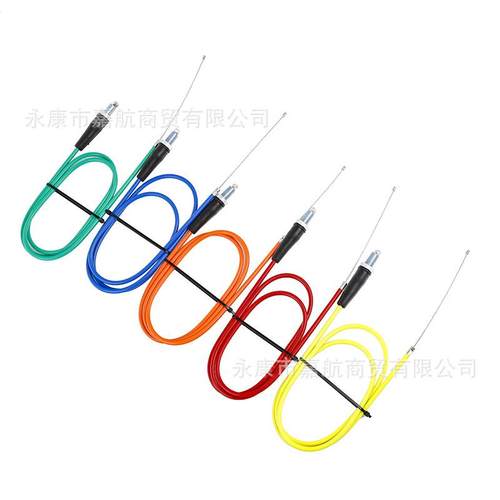 越野摩托车ATV沙滩车改装 50CC-250CC大拧油扭彩色油门线拉索拉线