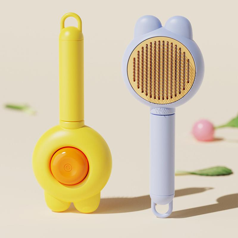 猫咪除毛梳洗澡按摩猫梳子去浮毛兔子梳毛刷开结猫咪狗狗宠物用品