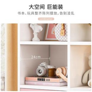 飘窗书架置物架落地家用卧室储物柜客厅柜子简易书柜置物收纳书柜