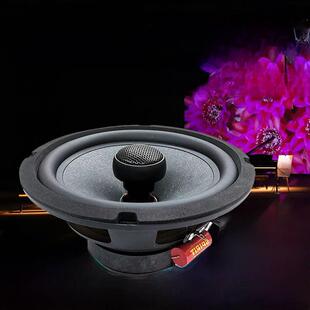 银笛质量汽车音频修改6.5英寸全范围扬声器丝膜高音+陶瓷羊毛盆低