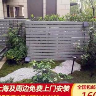 防腐木栅栏花园围栏庭院护栏户外装饰碳化木围墙板栏杆实木栅栏门