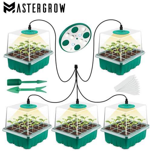 12孔带灯育苗盆 园林种植物育苗箱 发芽播种机 育苗器带灯起苗器