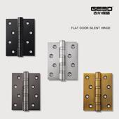 吉尔保盾4寸平开合页实木门房门轴承铰炼黑色金色静音不锈钢铰炼