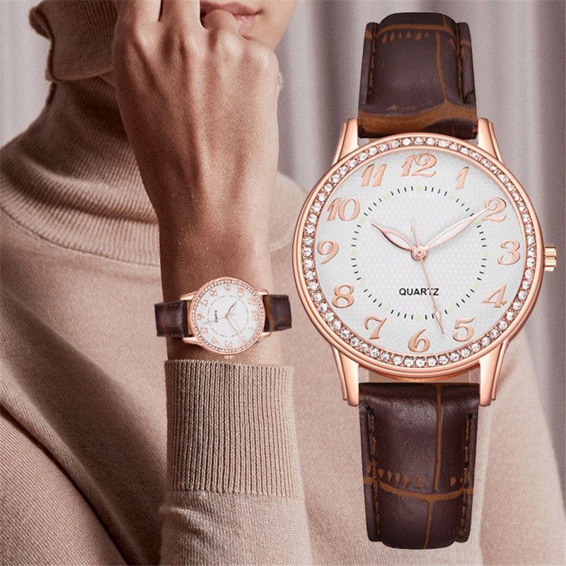 WomenWatches跨境镶钻夜光手表
