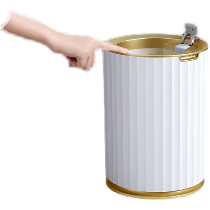 JAH智能感应式垃圾桶卫生间自动式开盖家用厕所纸篓电动客厅轻奢