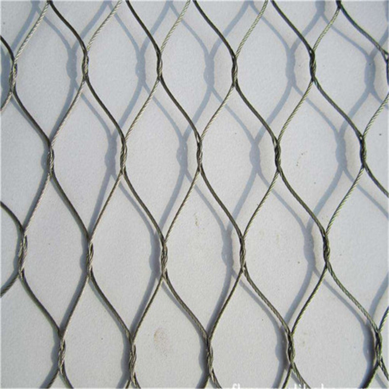 成都手工钢丝绳编织网 不锈钢绳网 成都动物园防护网  防鸟网