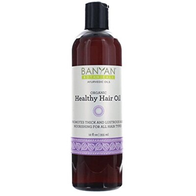 Banyan Botanicals Healthy Hair Oil  Organic Herbal Oil wit