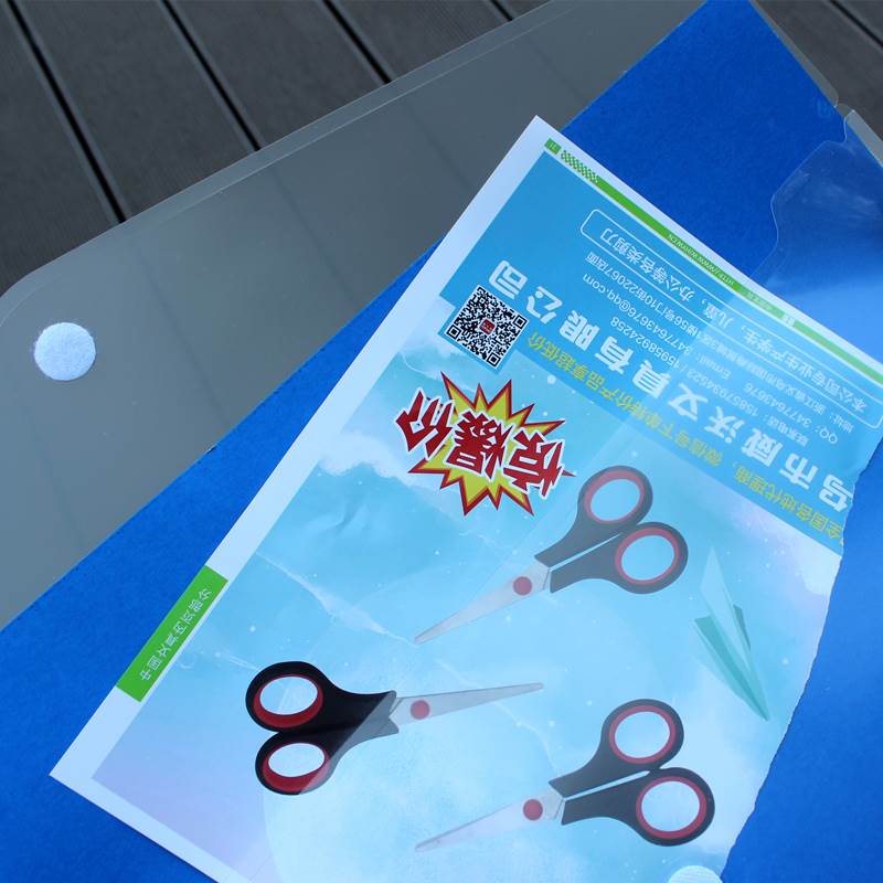 透明4k学生美术袋图画袋工程画纸A2收纳袋钮扣大文件袋设计作品袋