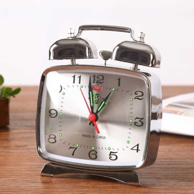 。钟表上弦器卧室机械闹钟学生用的老人时间上炼床头定时手动倒计