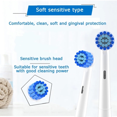 4 p?s cabe?a de escova de dentes eltrica para oral b cab