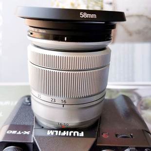 45mm 50mm镜头罩 遮光罩适用富士XT30 XT4套机35mmF2