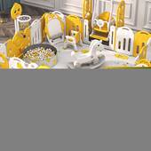 围栏防护栏婴儿游戏儿童地上客厅室内家用爬爬垫宝宝爬行围栏z.