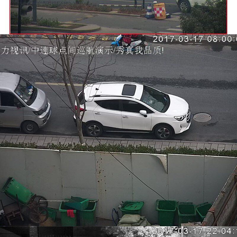 极速网路中速球机自带记忆卡带录音红外变焦旋转监视摄影镜头手机